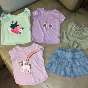 Girls jumping beans/cat & jack lot 18 months​